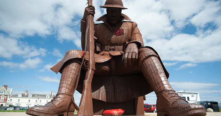 1101 sculpture at Seaham, County Durham